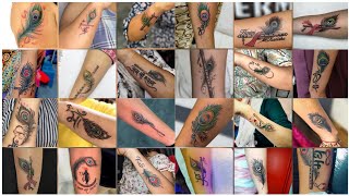 70  Mor Pankh Tattoo Designs | Peacock Feather Tattoo Ideas for Men & Women 