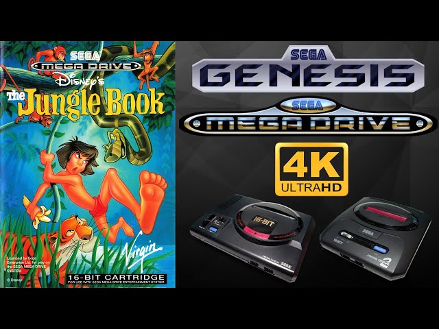The Jungle Book | GENESIS/MEGA DRIVE | 4K60ᶠᵖˢ UHD🔴| Longplay