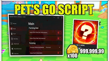 Pets go Script Auto Farm Chest/Roll Showcases | Mobile & Pc (2024)