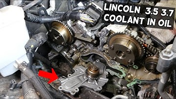LINCOLN MKS MKX MKZ MKT COOLANT IN OIL EXPLAINED