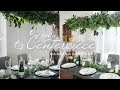 DIY Suspended Greenery Centerpiece