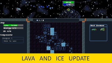 Reverse Minesweeper in Space with Ice and Lava Update!