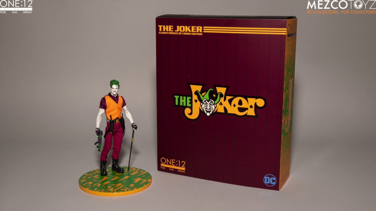 Joker One:12 Collective MEZCO Action Figure Batman DC Universe Toys With Box