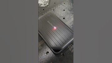 UV Laser Marking on Mobile Portable Power Bank #powerbank #portablecharger #laser #print