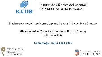 Simultaneous modelling of cosmology and baryons in Large Scale Structure by Giovani Aricò