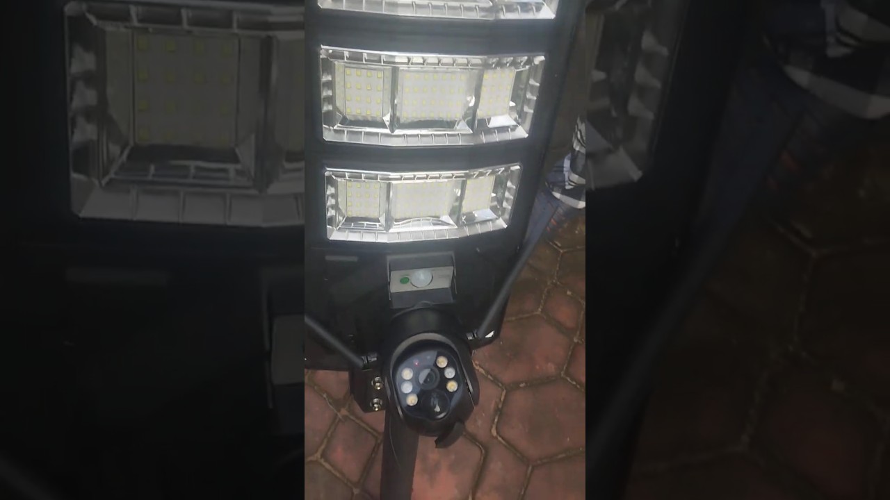 Solar Street Light with PTZ CCTV Camera
