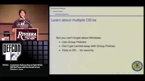 Efstratios Gavas - Asymetric Defense How to fight off the NSA Red Team