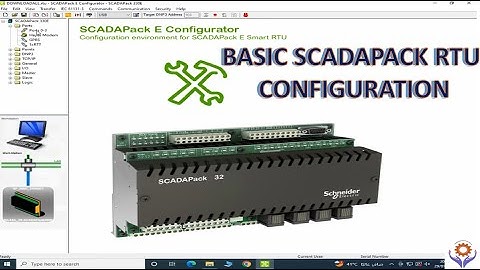 Basic Configuration of SCADAPack RTU  | Introduction to Schneider SCADAPACK , WORKBENCH #plc #rtu