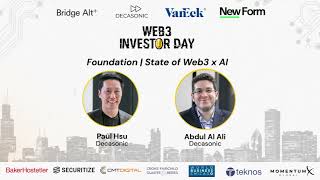 Web3 Investor Day 2026: State of Web3 x AI