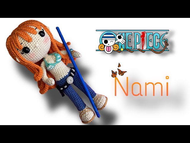 nami dress crochet Amigurumi / second outfit 1/4 #namiacrochet #easytonamicrochet #onepiece measure (Completely customizable to Color:Lilac Seersucker Check SP26FP Doll Vero Moda VMMONICA ONE