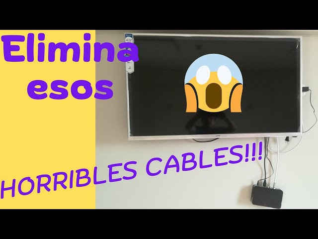 4 ideas efectivas para ocultar los cables del televisor – Revista Para Ti