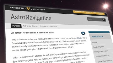 Vanderbilt Provides Online Celestial Navigation Course