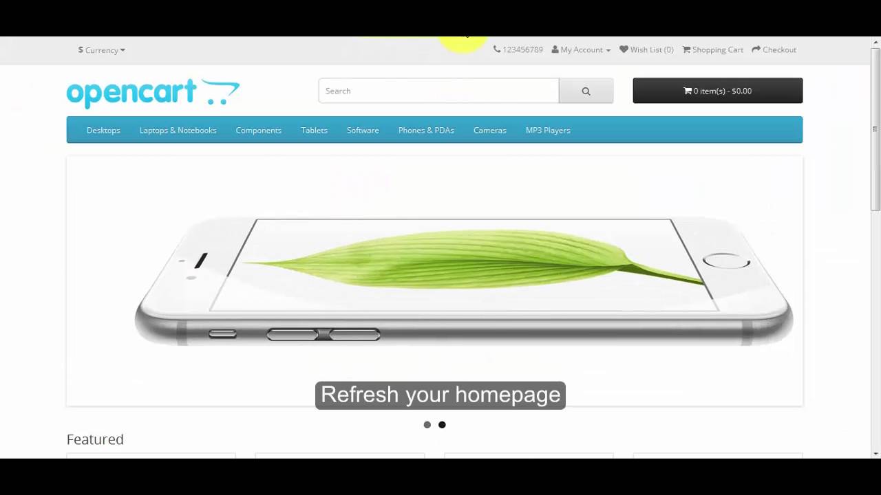 How to Selphy Mega Shop Responsive Opencart Theme ?