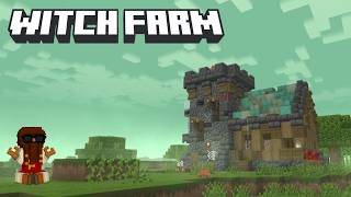 WITCH FARM | Minecraft Tutorial | Bedrock [1.21+]