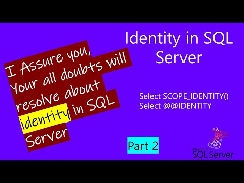 sql server identity | scope identity sql |  scope identity sql server