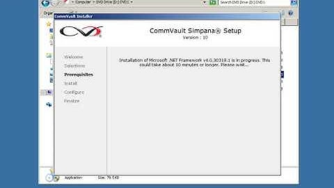 How to Install Commvault Version V10?