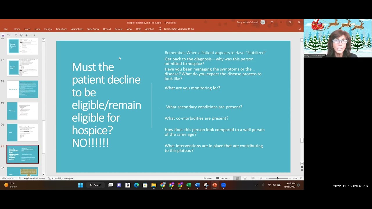 Determining Eligibility for Hospice Patients