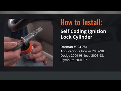 Chrysler, Dodge and Jeep Self Coding Ignition Lock Cylinder