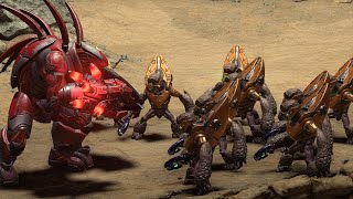 Halo Infinite AI Battle - Hunters vs Grunt Horde