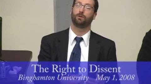 The Right to Dissent