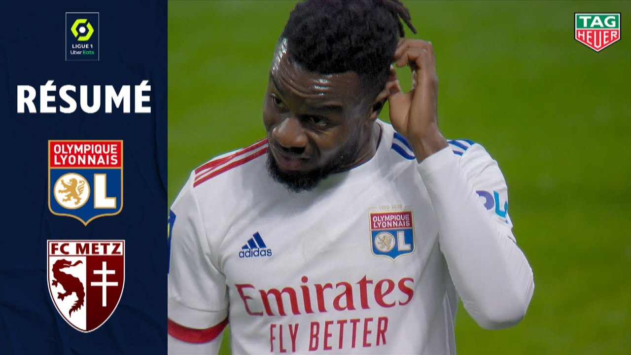 olympique lyonnais fc metz 0 1 resume ol fcm 2020 2021 youtube