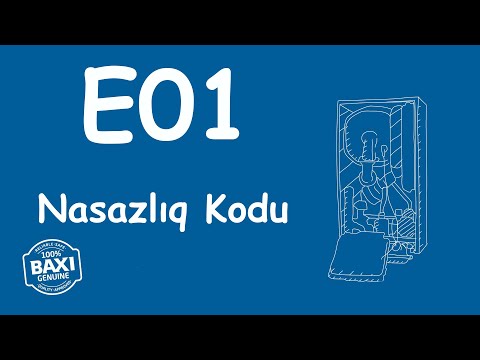 Baxi kombilərində E01 nasazlıq kodu