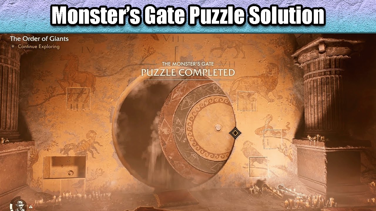 Monster's Gate Puzzle Solution | Indiana Jones and The Order of Giants DLC
