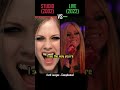STUDIO vs LIVE Performance of Avril Lavigne's 'Complicated' ๐ค