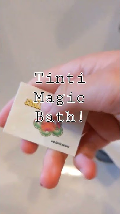 Tinti Magic Bath! #Water #Fun #kids