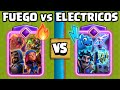 Fuego vs electricos  cual es mejor elemento  clash royale