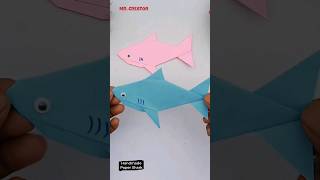 How to fold origami mini shark #shorts