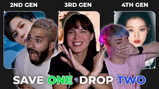 [KPOP GAME] SAVE ONE DROP TWO Reaction | K!Junkies