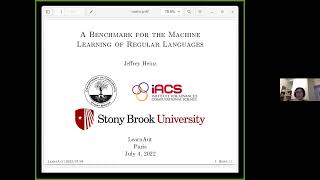 Jeffrey Heinz: A Benchmark for the Machine Learning of Regular Languages