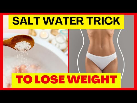 SALT WATER TRICK ⚠️STEP BY STEP!⚠️ SALT WATER TRICK FOR WEIGHT LOSS RECIPE 