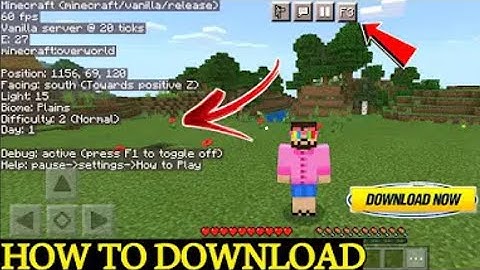 HOW TO enable F3 button in mcpe 1.19