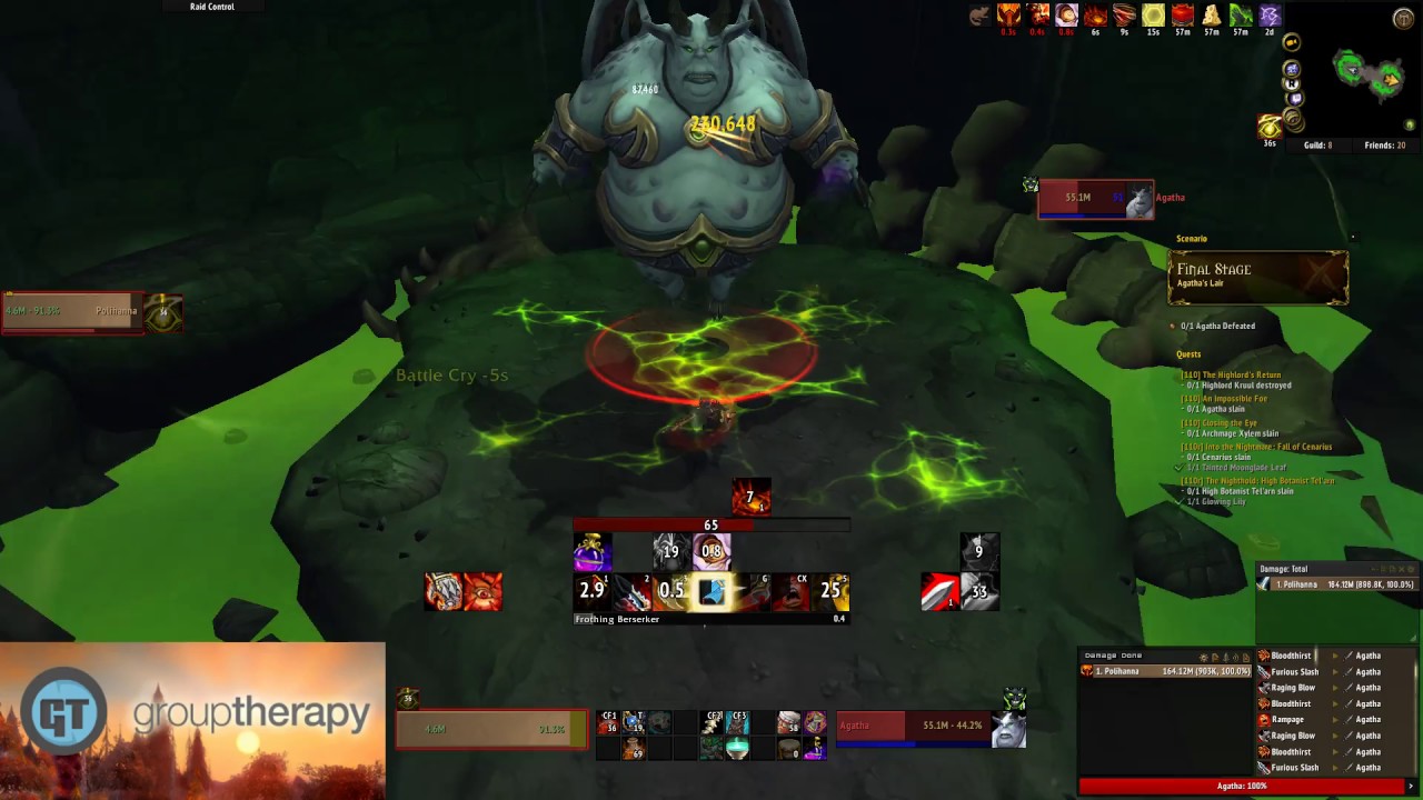 Fury warrior class challenge (tips in description) - Agatha!