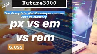 6.7. px vs em vs rem