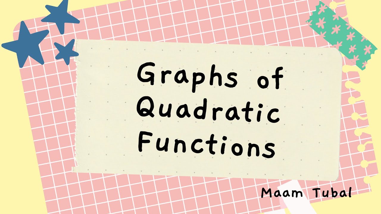 (16) Graphs of Quadratic Functions | GRADE9 Q1 - YouTube