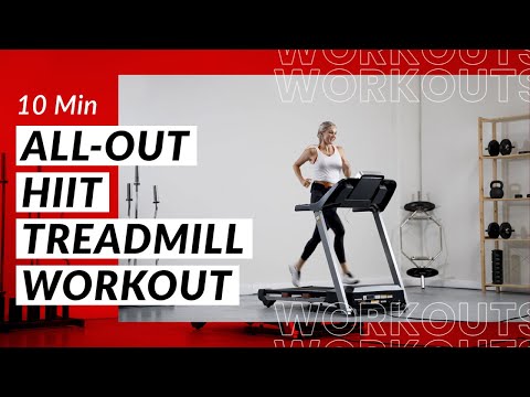 10 Minute All-Out HIIT Treadmill Workout to Burn Major Calories