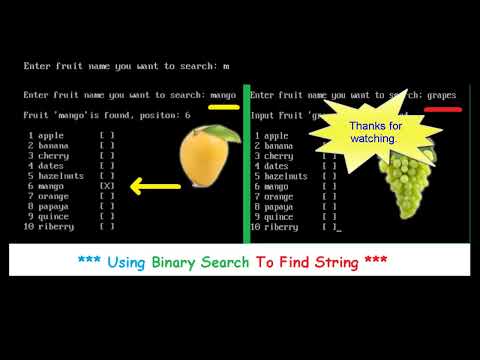 concept of binary search