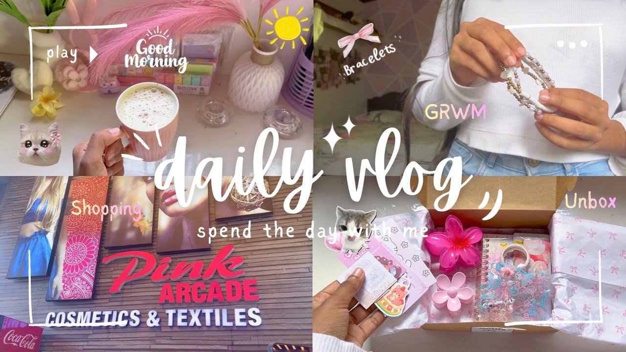 Cozy Daily Vlog | Grwm, Shopping, Mini Haul, Unboxing, Study 🌷💌✨🫶🏻💗