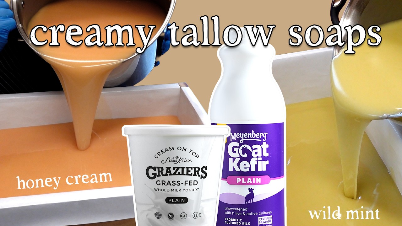 Making Creamy Tallow Soaps - Part One | MO River Soap