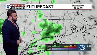 Technical Discussion: Clearing skies overnight and quite cool tonight with lows near 40 degrees