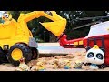 ミニオン危機一発！消防ヘリコプター 出動！❤消防士さんごっこ❤トイバス（ToyBus) キッズ おもちゃアニメ