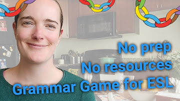 A No Prep, No Resources Grammar Game for ESL