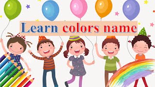 "Rainbow Explorers: Fun Learning Colors for Kids"
