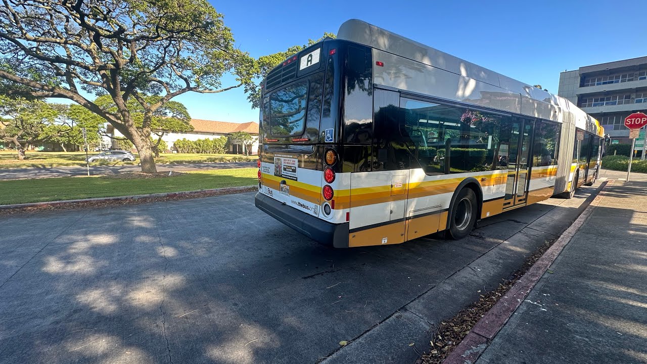 Honolulu TheBus Route A, Bus 6010 YouTube