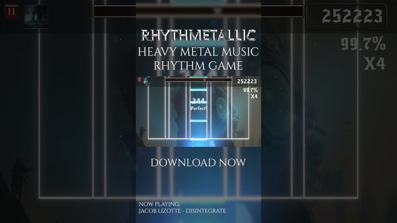 Have some Djent! Jacob Lizotte - Disintegrate | Rhythmetallic - Heavy Metal Music Rhythm Game