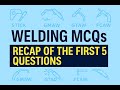 "Welding Inspection MCQs Recap: Master the Essentials!" (1 - 5)