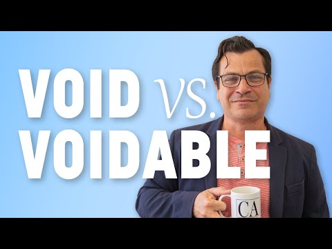 Void vs Voidable Contracts: What&rsquo;s the Difference in Real Estate?